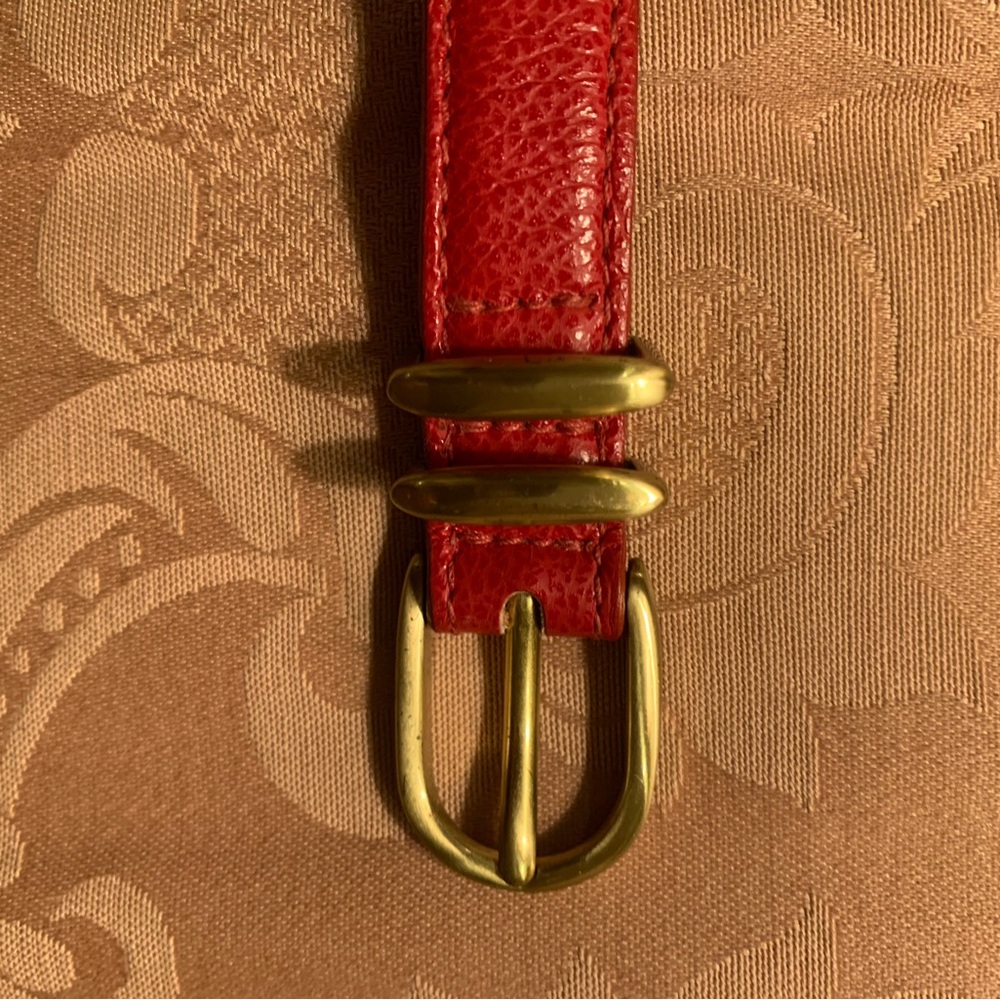 Red Coach belt Large